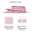 PARRY LIFE Double flat Sheet 3 PIECES -90GSM MICRO FIBER - Machine Washable Breathable Fabric- Elastic Corners - Wrinkle and Fade Resistant - (200X240) - SW1hZ2U6NDE4NDcx