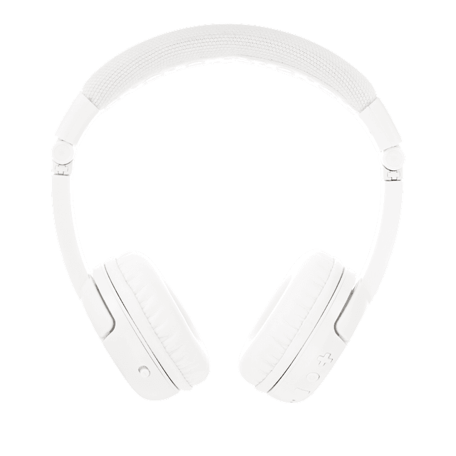 سماعات بلوتوث للأطفال لون أبيض BuddyPhones Play Plus Wireless Bluetooth for Kids - ONANOFF