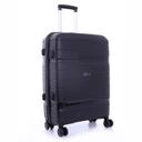 PARA JOHN Novo 3 Pcs Trolley Luggage Set, Black - SW1hZ2U6NDM2ODIw