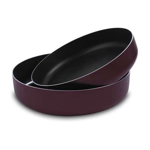 Royalford 2-Layer Round Baking Tray With Non-Stick Coat, 2 Pcs