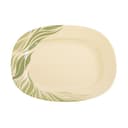 صحن تقديم ميلامين اكو تايلندي بيضاوي بلون أخضر برسومات متموجة من رويال فورد بمقاس 14 بوصة  Royalford Melamine Aqua Thai Oval Plate,