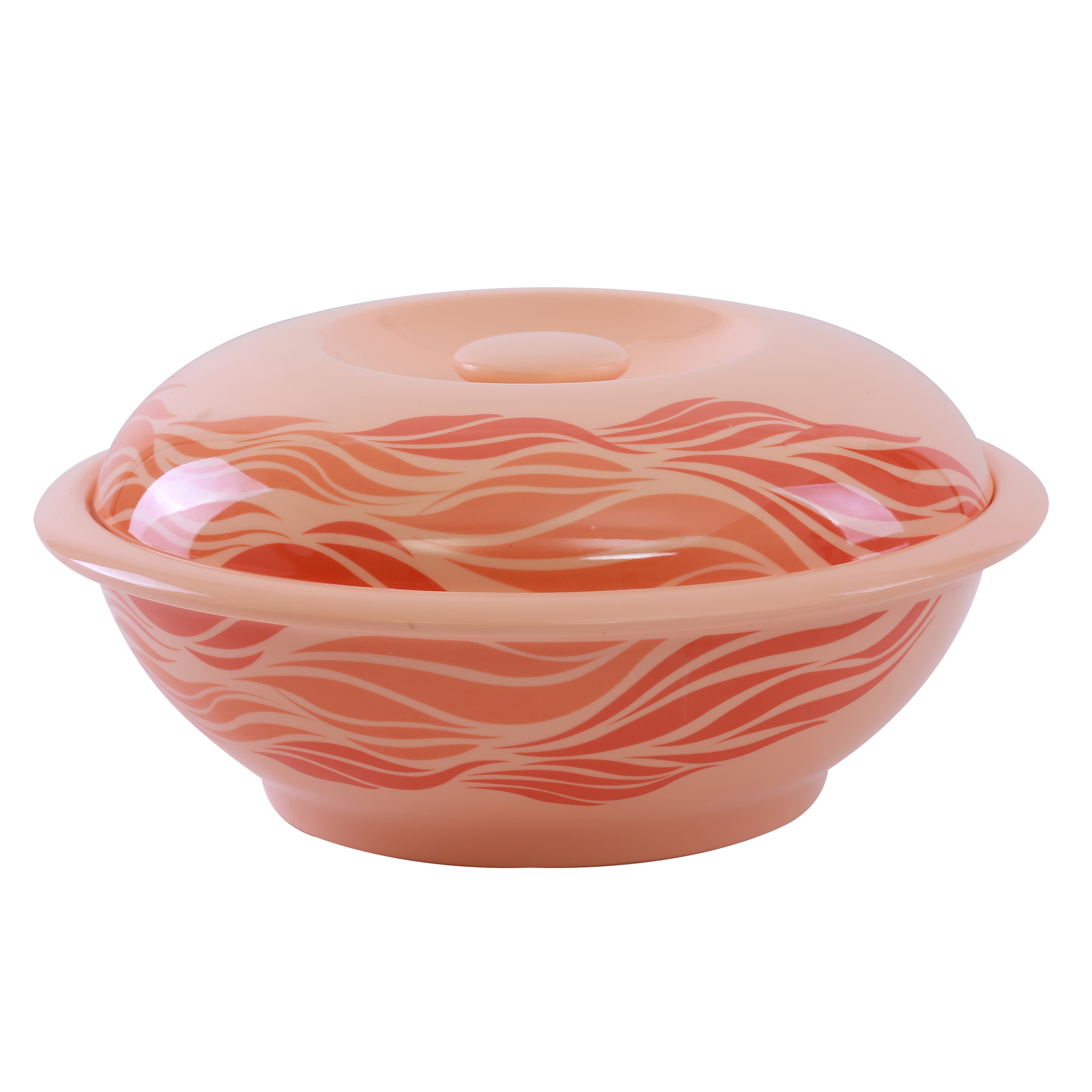 وعاء شوربة مع غطاء ملامين برتقالي 10 بوصة رويال فورد Royalford Melamine Aqua Thai Soup Bowl With Lid