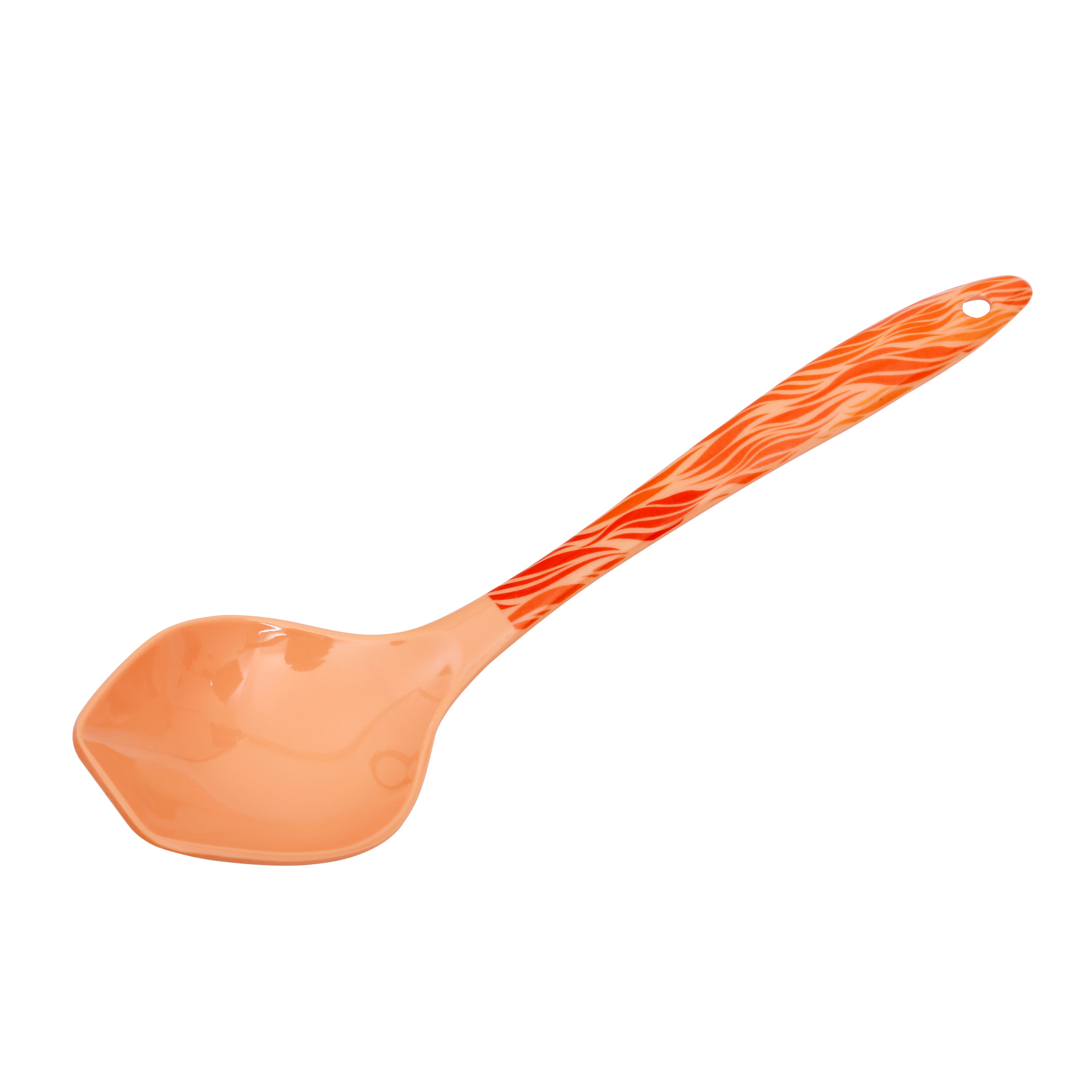 مغرفة طعام ميلامين برتقالي رويال فورد Royalford Melamine Aqua Thai Soup Ladle,