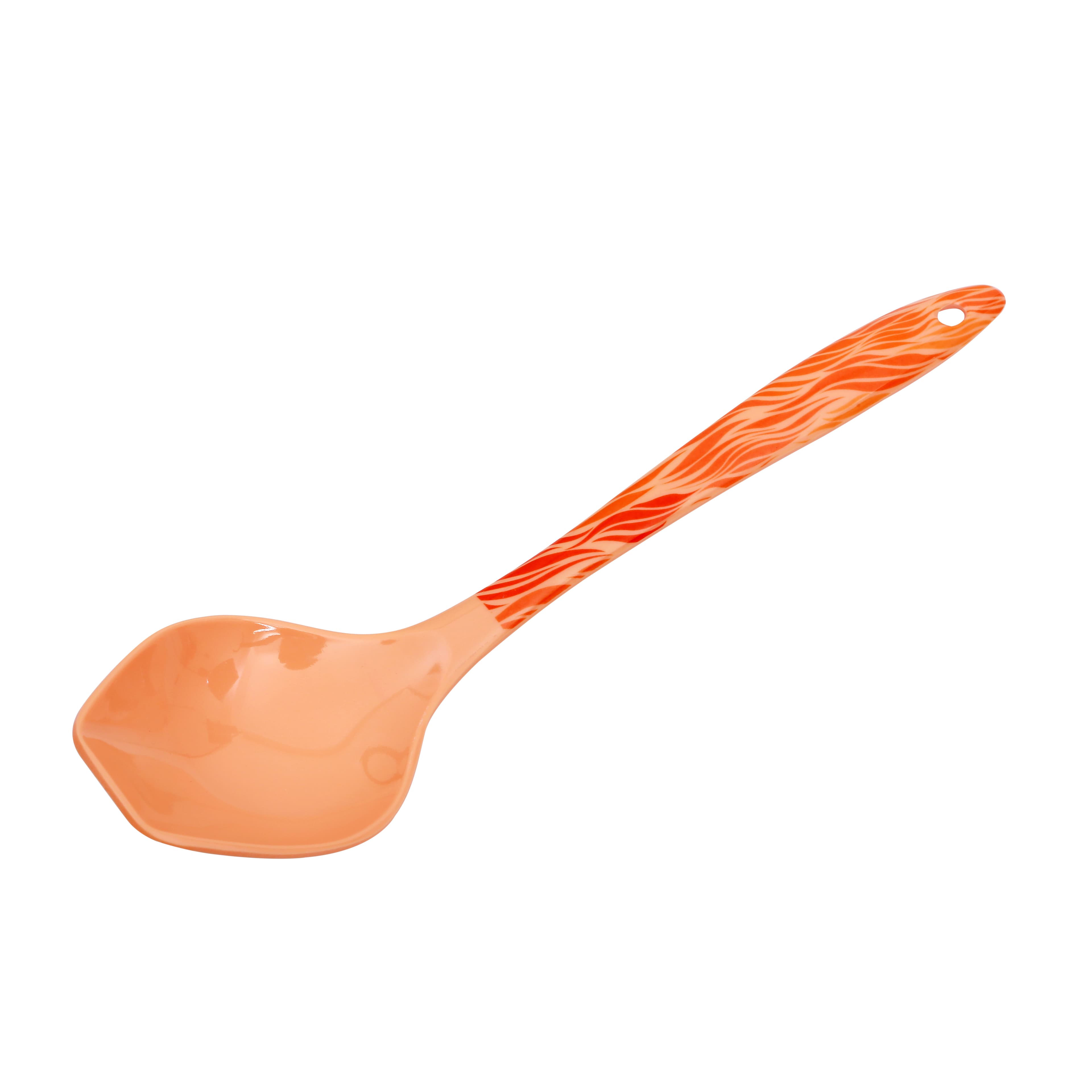 مغرفة طعام ميلامين برتقالي رويال فورد Royalford Melamine Aqua Thai Soup Ladle,