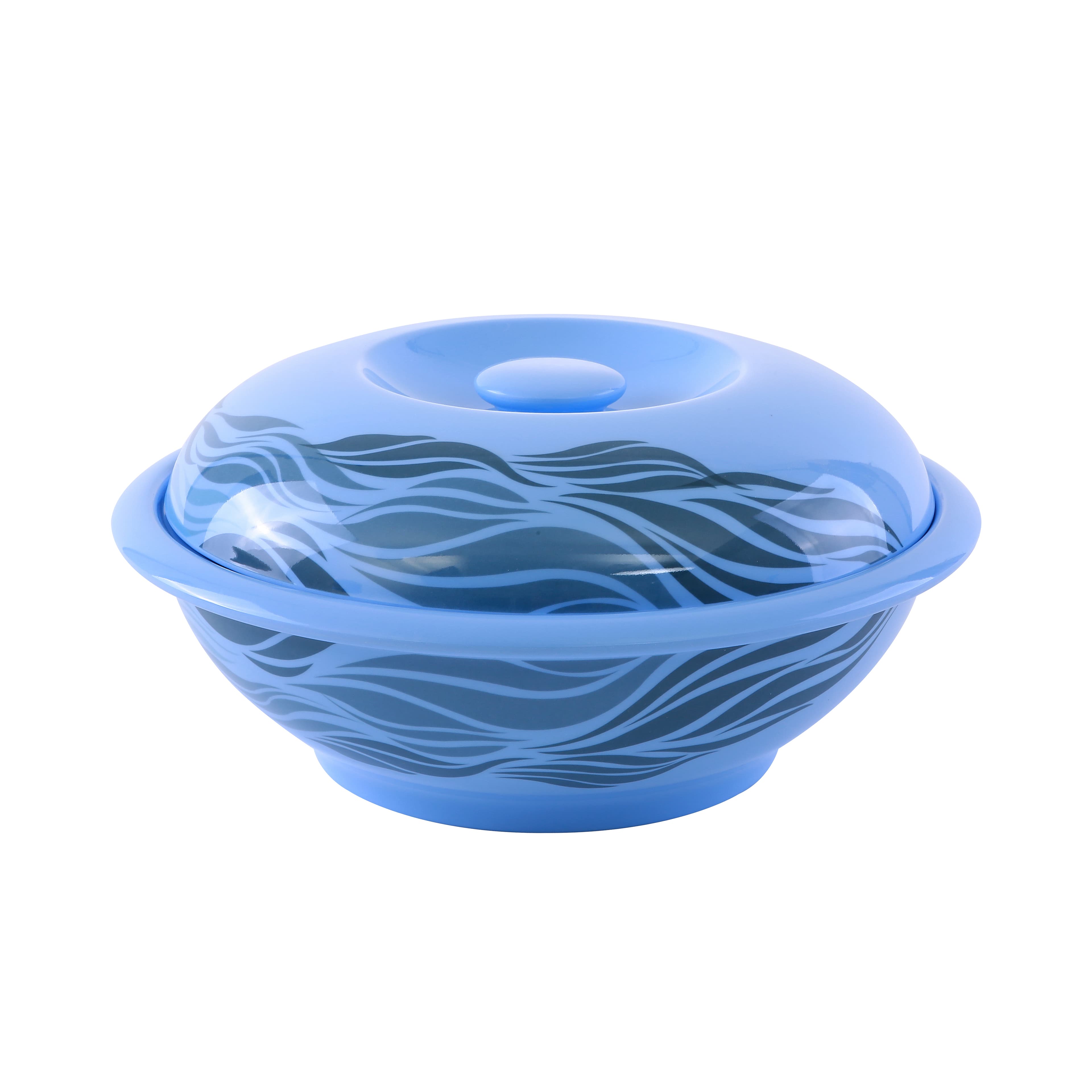 وعاء شوربة مع غطاء ملامين أزرق 10 بوصة رويال فورد Royalford Melamine Aqua Thai Soup Bowl With Lid