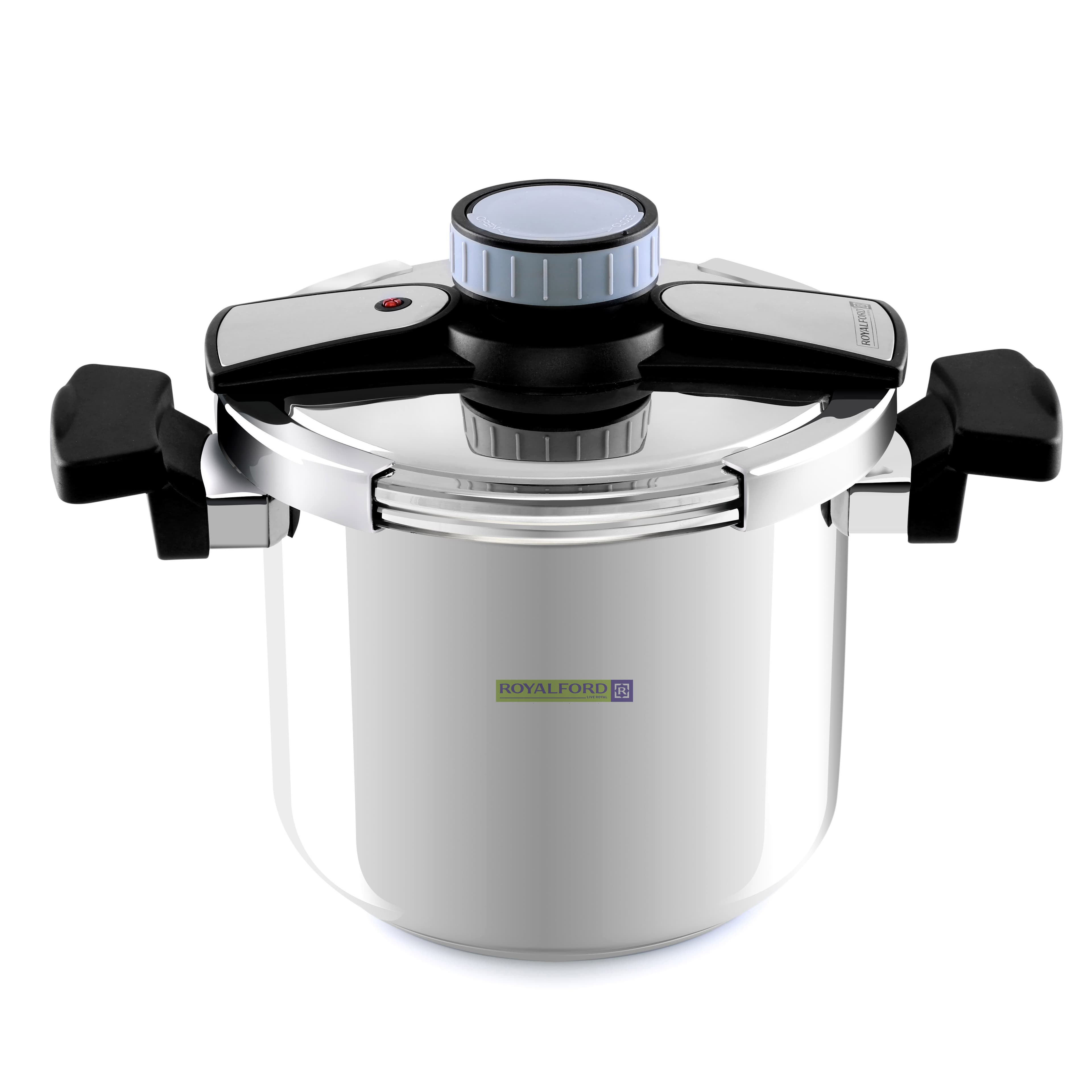 Royalford Stainless Steel Pressure Cooker, 7L