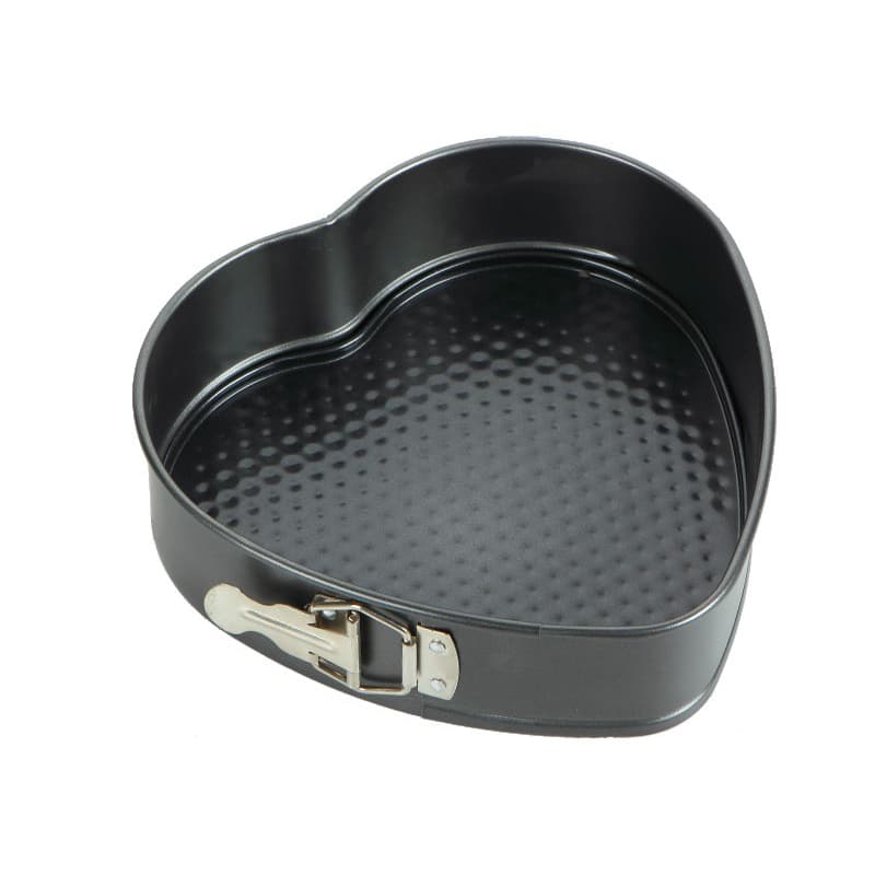 Royalford Heart Shape Spring-Form Baking Pan With Stainless Steel Lock, 23.4X6.7 Cm