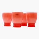 Royalford Pink Acrylic Glass Set, 4Pieces