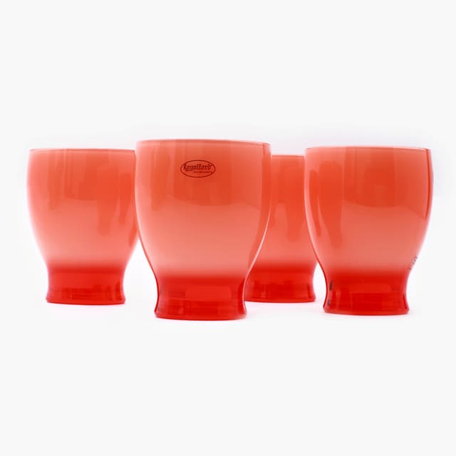 Royalford Pink Acrylic Glass Set, 4Pieces