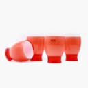 Royalford Pink Acrylic Glass Set, 4Pieces