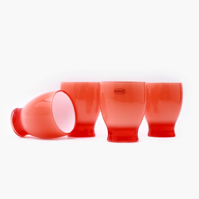 Royalford Pink Acrylic Glass Set, 4Pieces