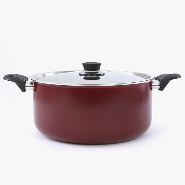 قدر كبير خزفي 28 سم من رويال فورد Royalford Non-Stick Casserole With Lid
