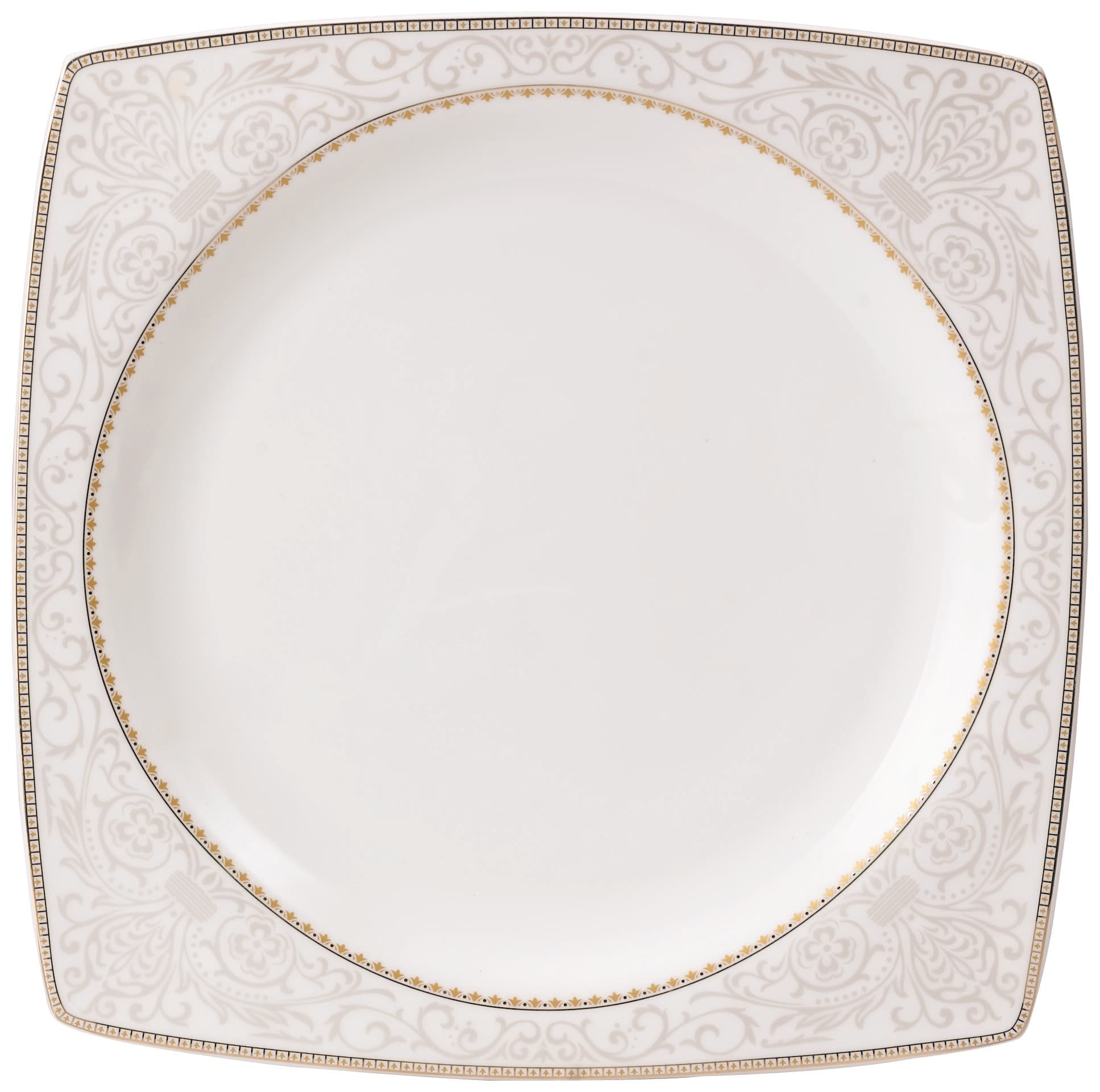 Royalford Fine Bone Premium Dinner Set, 47pieces