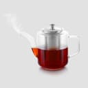 ابريق شاي زجاجي مع مصفاة (960Ml) Royalford Glass Tea Pot With Stainless Steel Strainer