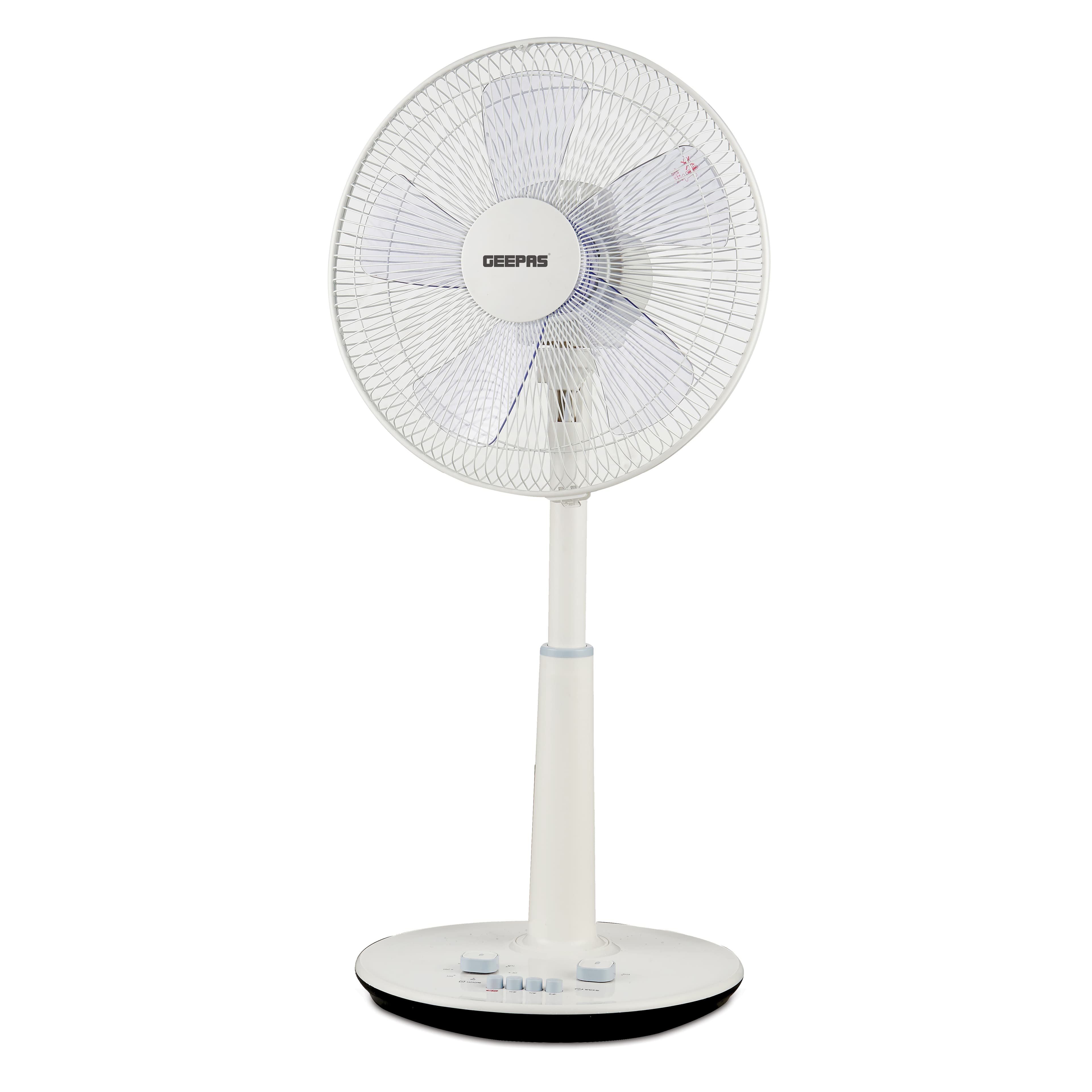 Geepas 16 Table Fan With Powerful 5 Leaf Blade