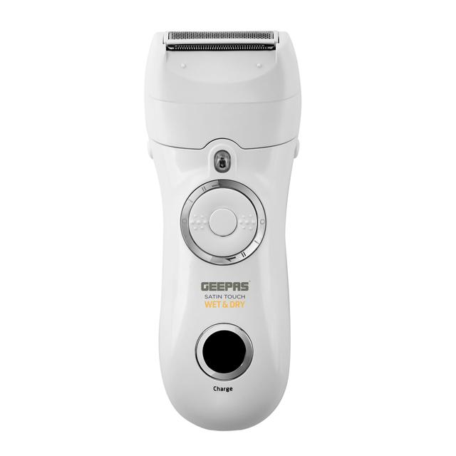 جهاز ازالة الشعر مع ثلاث رؤوس مضاد للماء أبيض جيباس Geepas white Waterproof Three heads Stain Touch Epilator - SW1hZ2U6NDU3MjAw