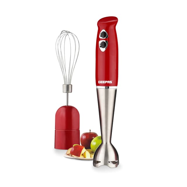 خلاط يدوي كهربائي بقوة 400×2 واط Multi Functional 2 In 1 Hand Blender - Geepas - 196817