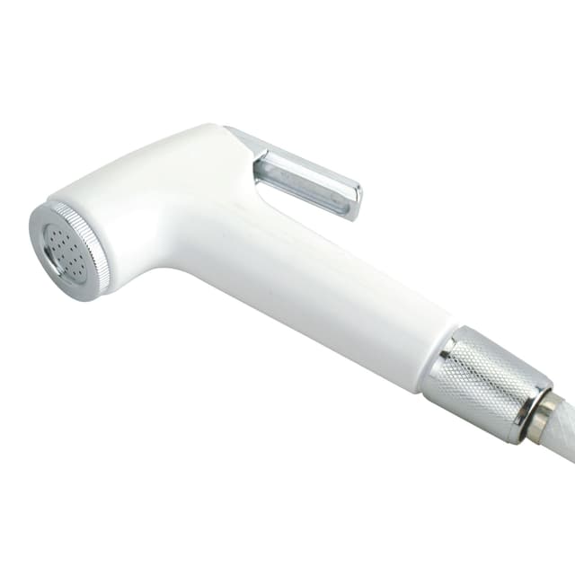 شطاف يدوي (شطاف مرحاض) بقوة دفع للمياه 0.2MPA لون أبيض   Shattaf Set - Geepas