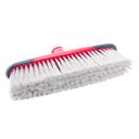 Royalford One Click Series Long Floor Broom - Upright Long Handle Broom With Synthetic Stiff Bristle