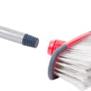 Royalford One Click Series Long Floor Broom - Upright Long Handle Broom With Synthetic Stiff Bristle