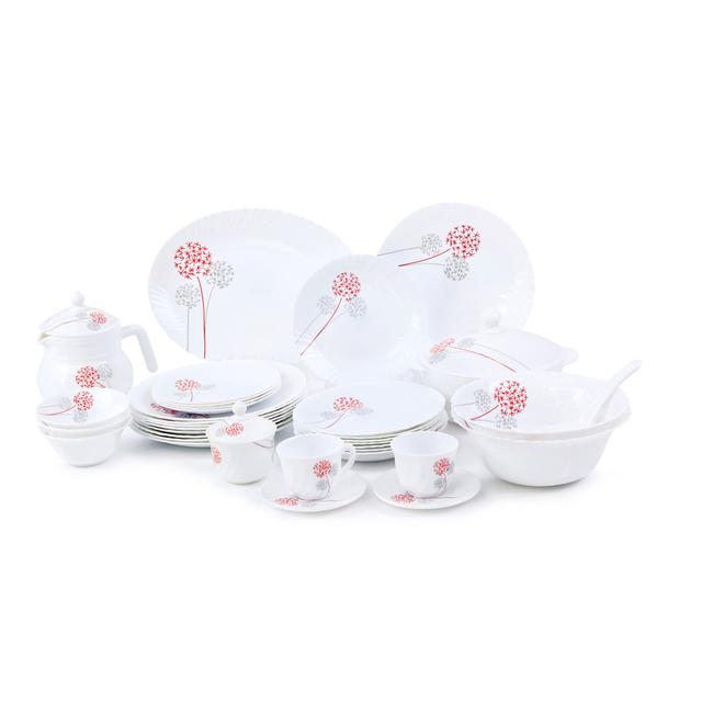 Royalford Opal Ware Round Dinner Set, 96 Pcs - SW1hZ2U6NDU5MTk1