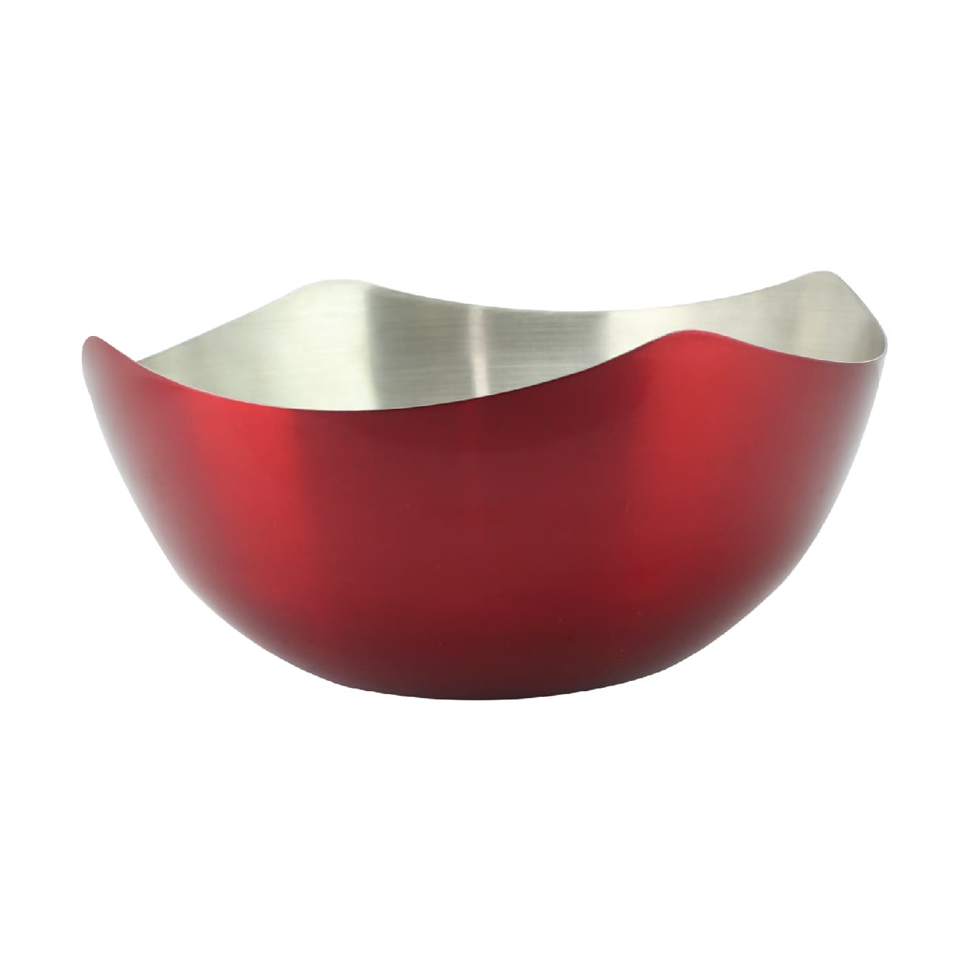 زبدية ستانلس ستيل 19 سم أحمر رويال فورد Royalford Stainless Steel Bowl