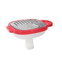 Delcasa Large Box Grater 3 In 1 Cheese Grater For Kitchen With Storage Container 3 Blade Non-Stick