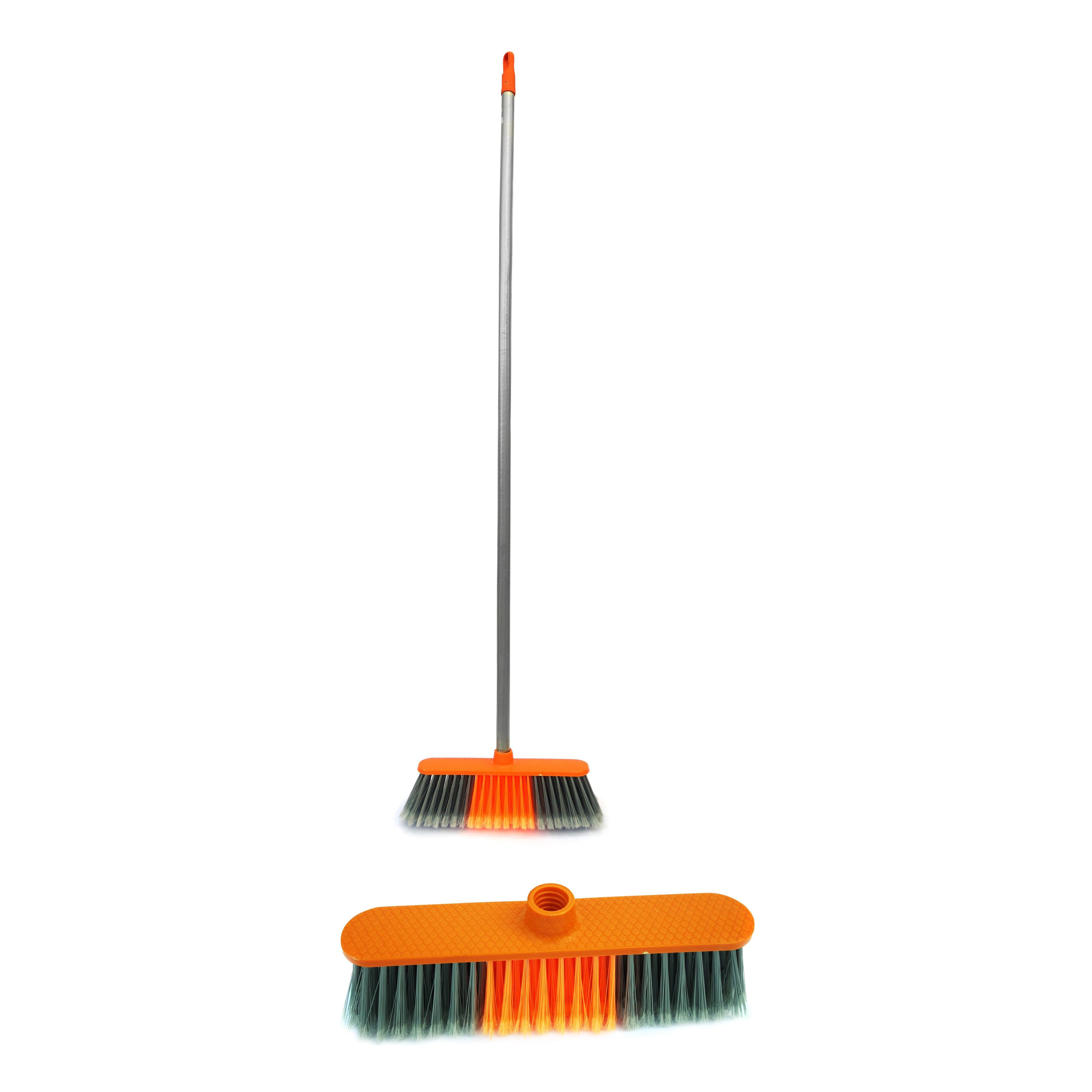 Delcasa Broom With Pvc Coated Wooden Handle - Indoor Sweeping Broom Brush - The Perfect Indoor