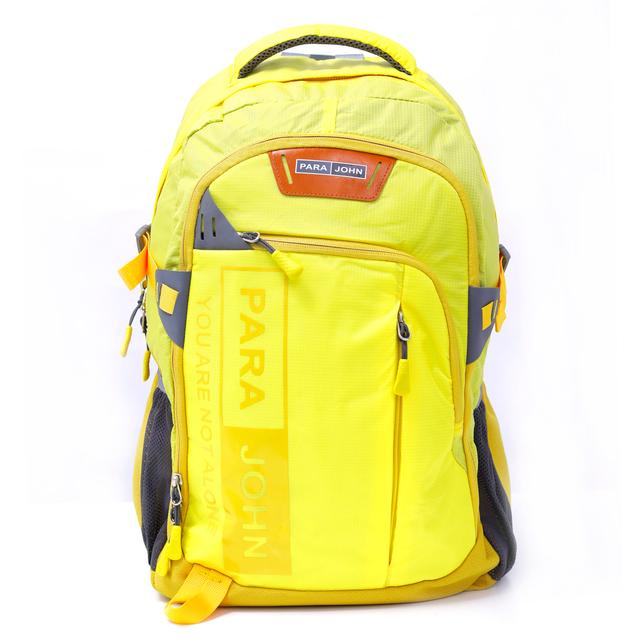 شنطة ظهر متعددة الإستخدامات قياس 19 إنش لون أصفر Backpack, 19'' Travel Laptop Backpack Hiking Travel Camping Backpack - PARA JOHN - SW1hZ2U6NDUzODAy