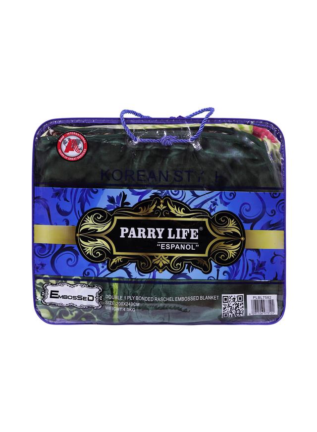 PARRY LIFE Espanol Single Ply Double Sided Embossed Blanket 200*240 Cm - SW1hZ2U6NDYyNDkz