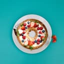 صحن تقديم عميق ميلامين 10 بوصة Royalford - 10" Deep Dinner Plate, Melamine Ware , Plate with Elegant Floral Design