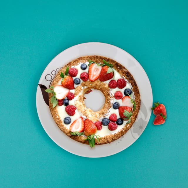 صحن تقديم عميق ميلامين 10 بوصة Royalford - 10" Deep Dinner Plate, Melamine Ware , Plate with Elegant Floral Design