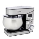 Geepas Digital Multi-Function Kitchen Machine, GSM43046 | 6 Speed Control | Kitchen Electric Mixer with Dough Hook, Whisk, Beater | 5L Stainless Steel Bowl with Lid | 1300W Powerful Motor - 196251