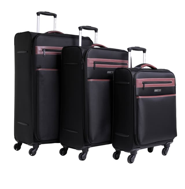 PARA JOHN Travel Luggage Suitcase Set of 3 - Trolley Bag, Carry On Hand Cabin Luggage Bag - Lightweight Travel Bags with 360 Durable 4 Spinner Wheels - Hard Shell Luggage Spinner (20'', 24'' - 294690