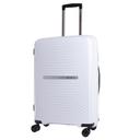 طقم حقائب سفر 3 حقائب مادة PP بعجلات دوارة (20 ، 24 ، 28) بوصة أبيض PARA JOHN - Travel Luggage Suitcase Set of 3 - Trolley Bag, Carry On Hand Cabin Luggage Bag - Lightweight - SW1hZ2U6NDM4MDE5