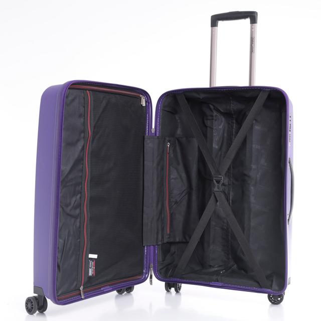طقم حقائب سفر 3 حقائب مادة PP بعجلات دوارة (20 ، 24 ، 28) بوصة بنفسجي PARA JOHN – Travel Luggage Suitcase Set of 3 – Trolley Bag, Carry On Hand Cabin Luggage Bag (20 ، 24 ، 28) inch - SW1hZ2U6NDM3OTY5