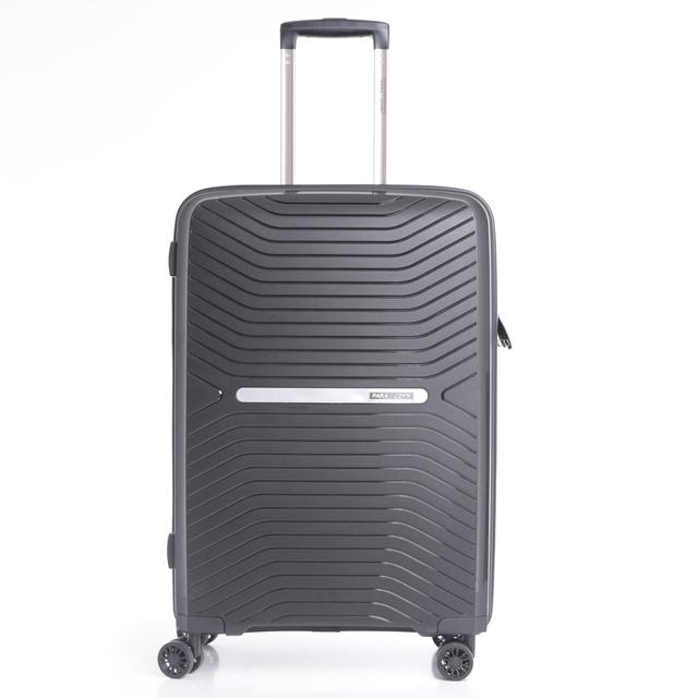 طقم حقائب سفر 3 حقائب مادة PP بعجلات دوارة (20 ، 24 ، 28) بوصة أسود PARA JOHN - Travel Luggage Suitcase Set of 3 - Trolley Bag, Carry On Hand Cabin Luggage Bag - Lightweight (20 ، 24 ، 28) inch - SW1hZ2U6NDM3NjM4