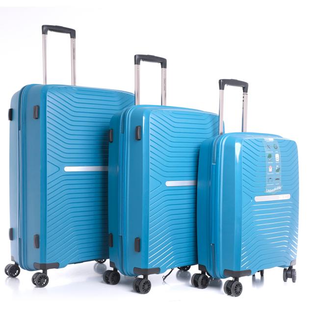 طقم حقائب سفر 3 حقائب مادة PP بعجلات دوارة (20 ، 24 ، 28) بوصة PARA JOHN - Travel Luggage Suitcase Set of 3 - Trolley Bag, Carry On Hand Cabin Luggage Bag - Lightweight (20 ، 24 ، 28) inch - SW1hZ2U6NDM3NzI0