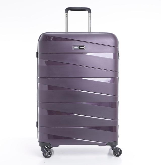 طقم حقائب سفر 3 حقائب مادة ABS بعجلات دوارة (20 ، 24 ، 28) بوصة بنفسجي PARA JOHN -Travel Luggage Suitcase Set of 3 - Trolley Bag, Carry On Hand Cabin Luggage Bag – Lightweight (20 ، 24 ، 28) inch - SW1hZ2U6NDM3OTc2