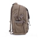 شنطة ظهر متعددة الإستخدامات قياس 18 إنش لون بيج 18'' Canvas Leather Backpack - Travel Backpack/Rucksack - Casual Daypack College Campus - PARA JOHN - SW1hZ2U6NDM5MDA3