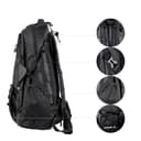 شنطة ظهر للتخييم بسعة 65 ليتر لون أسود Hiking Backpack 65L Mountain Camping Trekking Daypack Gear - PARA JOHN