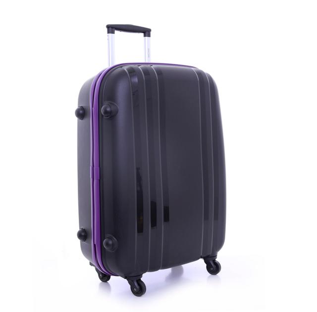 طقم حقائب سفر 3 حقائب مادة PP بعجلات دوارة (20 ، 24 ، 28) بوصة أسود PARA JOHN - Travel Luggage Suitcase Set of 3 -  Trolley Bag, Carry On Hand Cabin Luggage Bag - Lightweight (20 ، 24 ، 28) inch - SW1hZ2U6NDM3Njcx