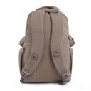 شنطة ظهر متعددة الإستخدامات قياس 18 إنش لون بيج 18'' Canvas Leather Backpack - Travel Backpack/Rucksack - Casual Daypack College Campus - PARA JOHN - SW1hZ2U6NDM5MDEx