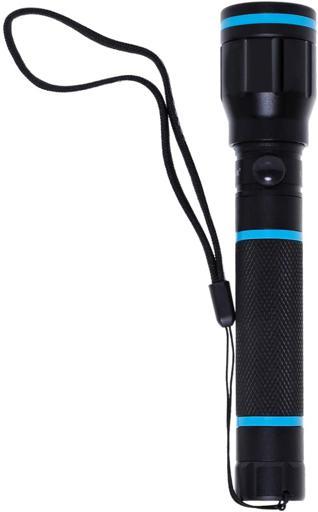 Olsenmark Rechargeable Led Water Proof Flashlight, 152 Mm - 1000M Distance - Waterproof Hyper Bright