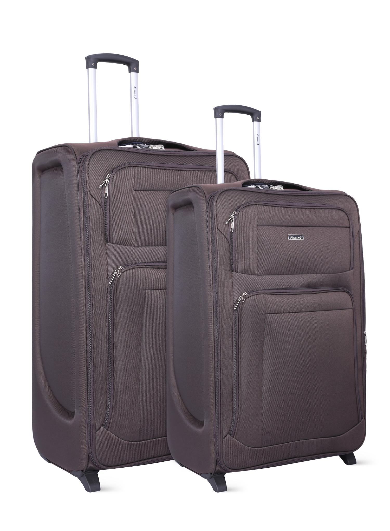 شنطة سفر (حقيبة سفر) عدد 2 – بنفسجي فاتح  PARA JOHN Abraj Soft Trolley Luggage Bags Set