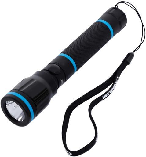 Olsenmark Rechargeable Led Water Proof Flashlight, 152 Mm - 1000M Distance - Waterproof Hyper Bright