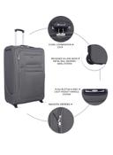 ABRAJ PARA JOHN Abraj 2 Pieces Soft Trolley Luggage Bags Set