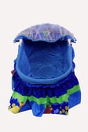 سرير للأطفال مع ناموسية أزرق Swing Cradle Cum Crib With - Baby Plus