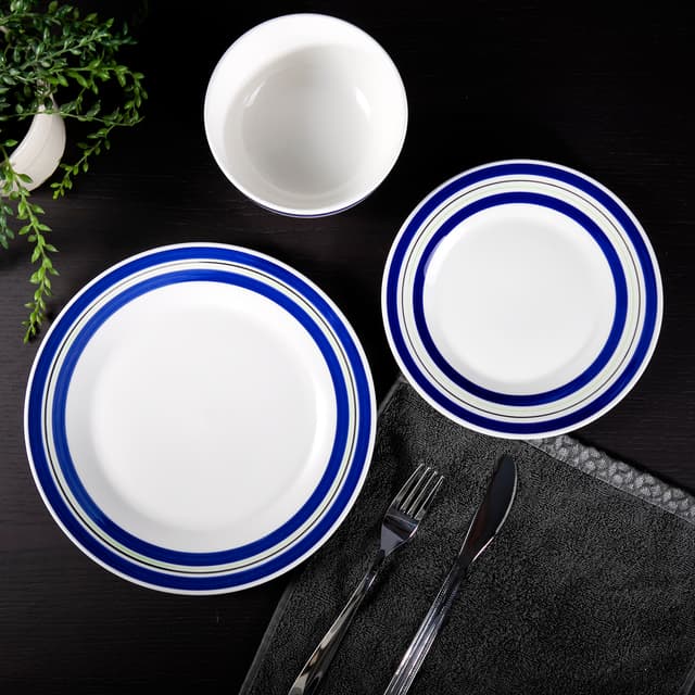 طقم غداء من البورسلان 12 قطعة | Royalford Porcelain Dinner Set