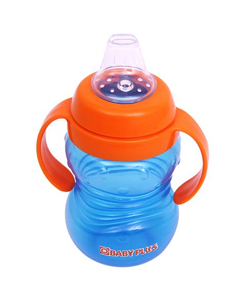 Baby Plus Training Bottle With Handle 9Oz - Non Slip Handle - Removable Valve - Anti-Colic - Soft - SW1hZ2U6NDUwMTk3